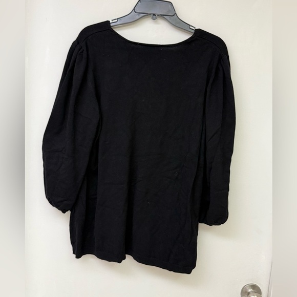Lane Bryant Elegant Black Blouse Size 22 - Picture 5 of 5